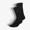 Nike Everyday Kids' Cushioned Crew Socks In Multi-color