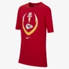Nike (nfl Chiefs) Big Kids' T-shirt In Red