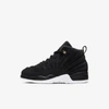 Jordan 12 Retro Little Kids' Shoe In Black