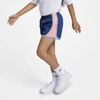 Nike Dri-fit Tempo Little Kids' Shorts In Blue