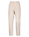 Manuel Ritz Floral-embroidered Flared Trousers In Beige