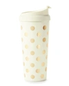 KATE SPADE GOLDEN DOTS THERMAL MUG,PROD215060298