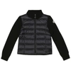 MONCLER QUILTED DOWN AND WOOL JACKET,P00409994