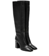 JIMMY CHOO BRIONNE 85 LEATHER KNEE-HIGH BOOTS,P00429981