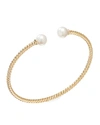 David Yurman 18kt Yellow Gold 7mm Solari Pearl Cuff