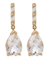 ALICE CICOLINI Gold Memphis Candy Pavé White Topaz and Diamond Drop Earrings,5057865999319