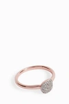 MONICA VINADER NURA SMALL DIAMOND PEBBLE STACK RING