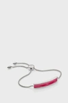 MONICA VINADER Pink Quartz and Sterling Silver Baja Facet Bracelet,SS-BL-BFCA-PQZ