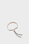 MONICA VINADER 18k Rose Gold Vermeil and Silver Fiji Friendship Petite Bracelet,RP-BM-FIJI-SIL