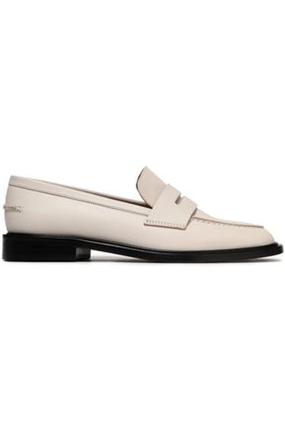 Atp Atelier Monti Leather Loafers In Off-white