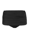 Miraclesuit Swim Women's Norma Shirred Hi-rise Bikini Bottom In Black