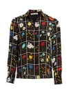 ALICE AND OLIVIA Willa Printed Blouse