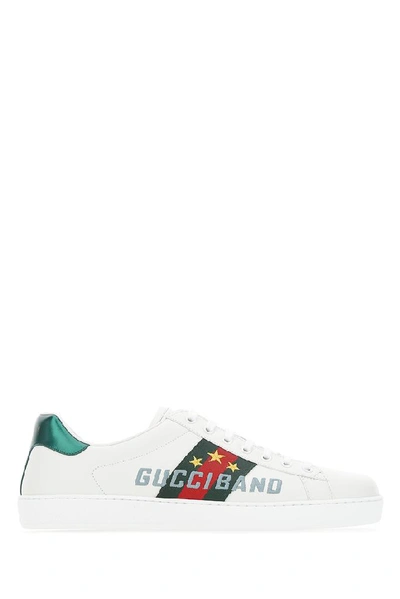 Gucci 白色“ Band” New Ace 运动鞋 In White