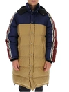 GUCCI GUCCI CONTRAST PANELLED DOWN JACKET