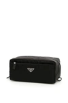 PRADA PRADA TRIANGLE LOGO TOILETRY BAG