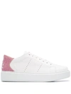 Philipp Plein Low Basketball Sneakers In White