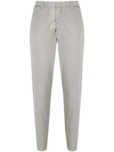 Hope High-rise Cropped Trousers In Grey