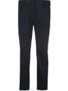 Prada Slim-fit Tailored Trousers In Blue