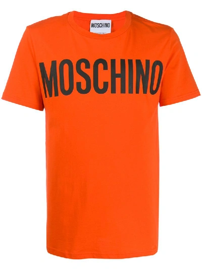 Moschino Logo-printed T-shirt In Red