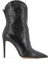 ALEXANDRE BIRMAN ROUNDED-TOP ANKLE BOOTS