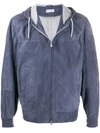 BRUNELLO CUCINELLI HOODED ZIP-UP JACKET