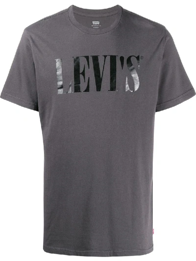 Levi's Signature Crew Neck T-shirt In Grey