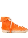 Altuzarra 'gus' Stiefel Im Espadrille-design In Orange