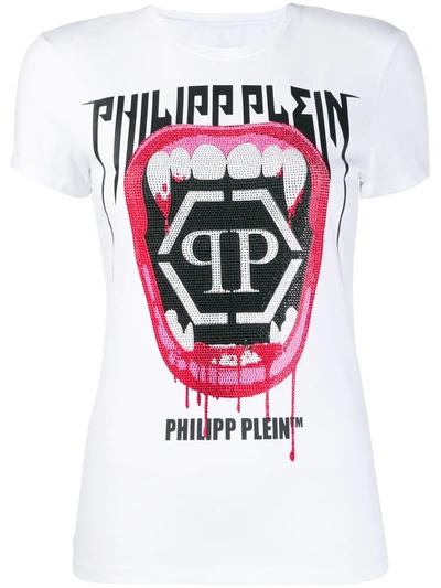 Philipp Plein Rock Pp Slim-fit T-shirt In White