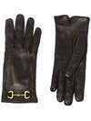 GUCCI HORSEBIT-EMBELLISHED GLOVES