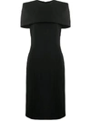 GIVENCHY CAPE FITTED DRESS