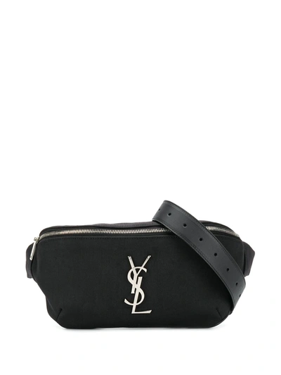 Saint Laurent Ysl Belt Bag In Black