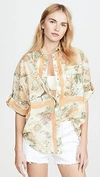 ZIMMERMANN KIRRA BUTTON UP TOP