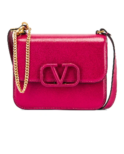 Valentino Garavani Small Sling Shoulder Bag In Raspberry Pink