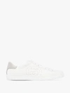 Gucci New Ace Leather Sneakers In 白色