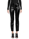 FRAME CROPPED LEATHER PANTS,0400011962428