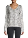 ATM ANTHONY THOMAS MELILLO SNAKE-PRINT SWEATER,0400012061288