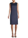 AKRIS CASHMERE SHEATH DRESS,0400011956620