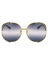 GUCCI GUCCI EYEWEAR ROUND FRAME SUNGLASSES