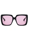 GUCCI GUCCI EYEWEAR SQUARE FRAME SUNGLASSES