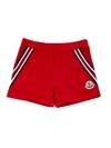 MONCLER RED SHORTS,10906953