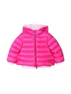 MONCLER FUCSIA MIRMANDE BABY JACKET,10991636