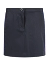 GUCCI BLUE SKIRT FOR GIRL WITH SIDE STRIPES,553335 XWACP 4823