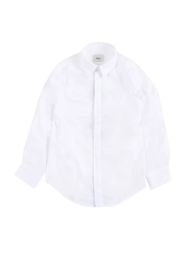 Fendi Kids' Baby Shirt In White