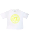 FENDI KIDS T-SHIRT WITH PRINT,11006779