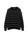 BALMAIN VIRGIN WOOL SWEATSHIRT,11054936