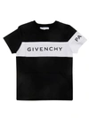 Givenchy Kids' Logo Printed Cotton Jersey T-shirt In Black