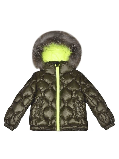 Moncler Kids' Oule Padded Jacket In Green