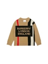 BURBERRY WOOL SWEATER WITH LOGO,11121021