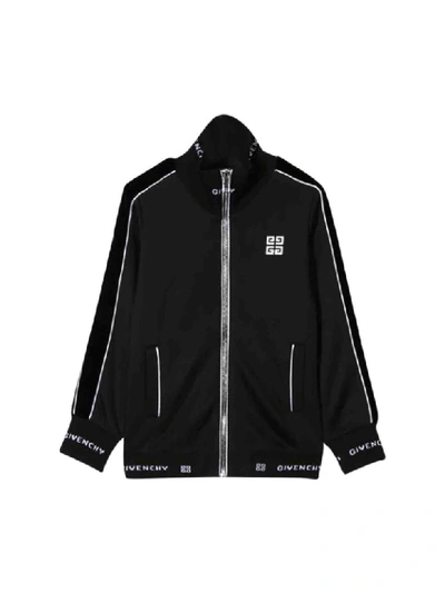 Givenchy Kids' Bomber With Print In Nero