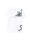 GIVENCHY MYSTICAL CREATURE T-SHIRT IN COTTON,11154365